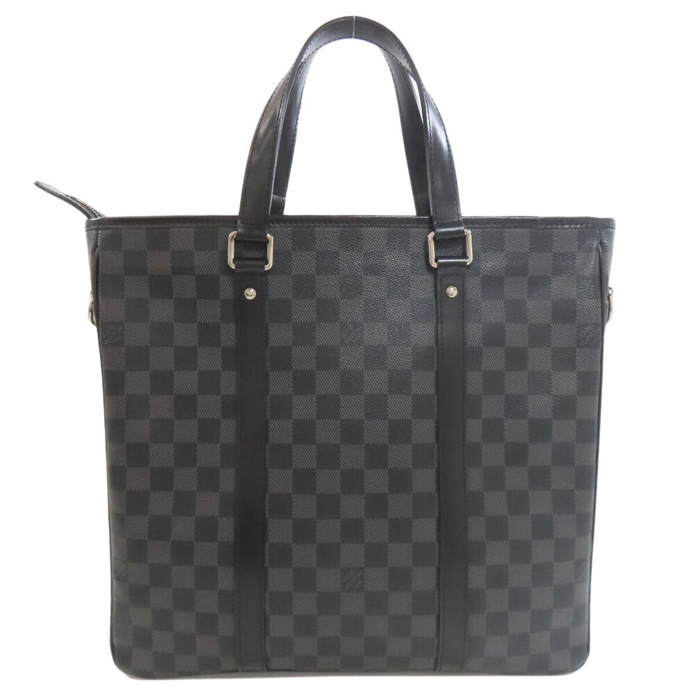 Louis Vuitton Tadao Bag Tote Canvas Damier Brown